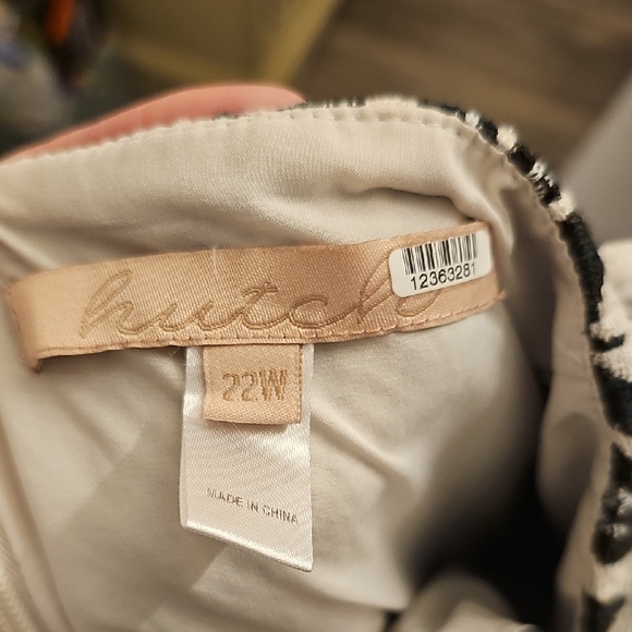 Hutch Black and White Palm Print Dress - Picture 4 of 6